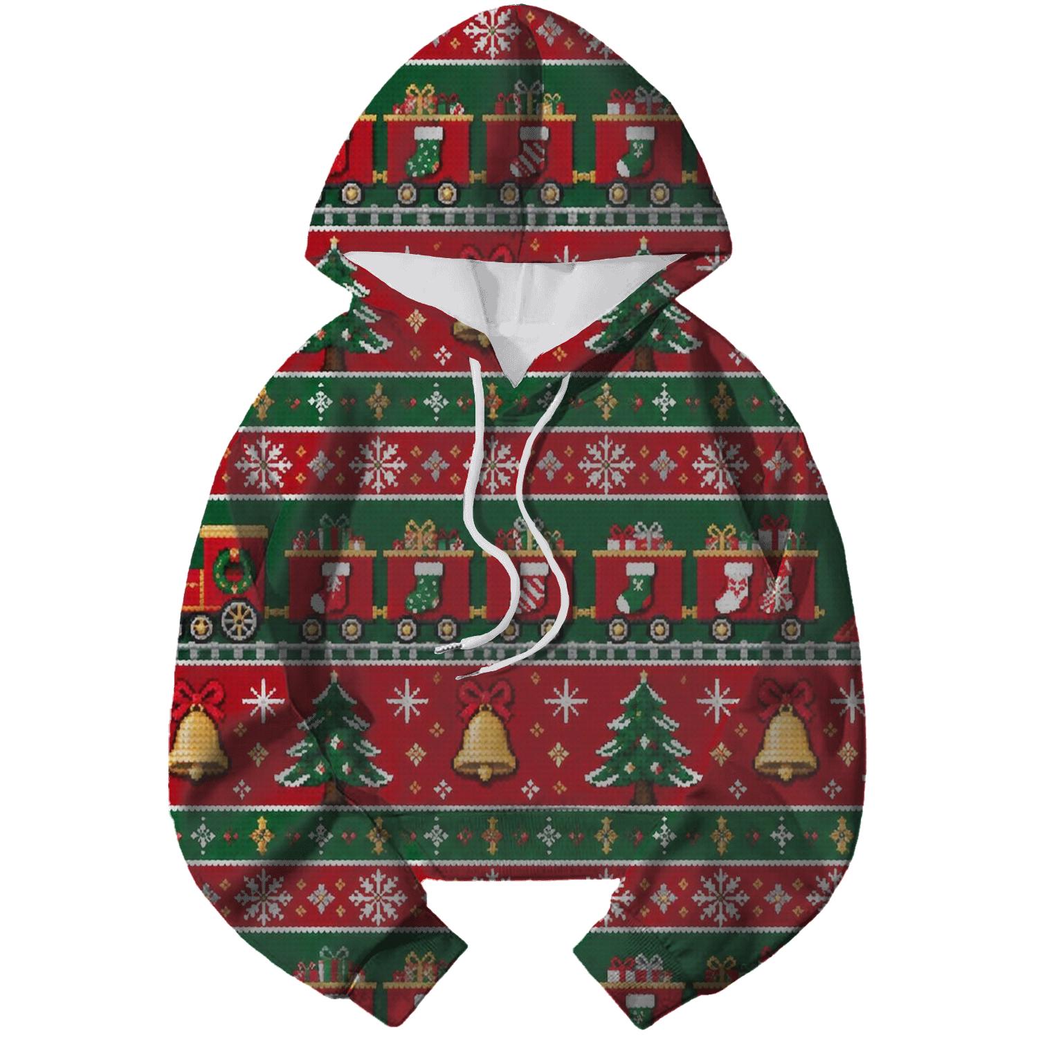 Frosty Train Stocking Tracks Design premium hoodies [AI-5b6ff519-80cc445ca7a5]