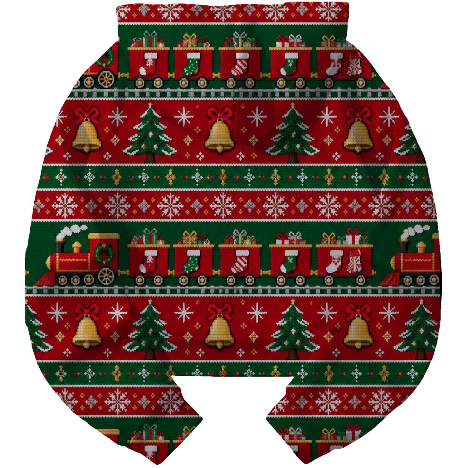 Frosty Train Stocking Tracks Design premium hoodies [AI-5b6ff519-28af0eedc2c7]