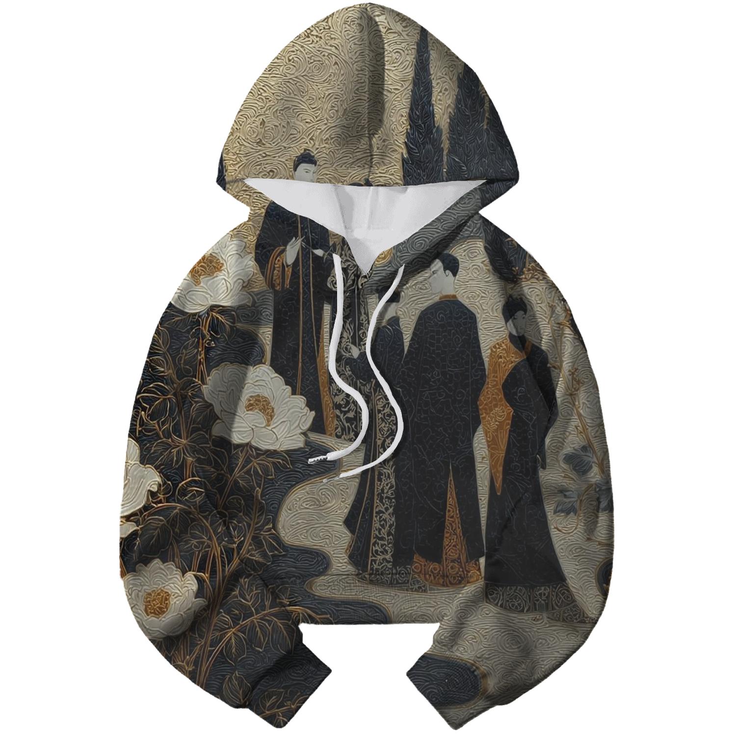 Aubrey Beardsley Inspired Masquerade Moon Garden graphic hoodies [AI-4ec1bcb0-182ec6905daf]