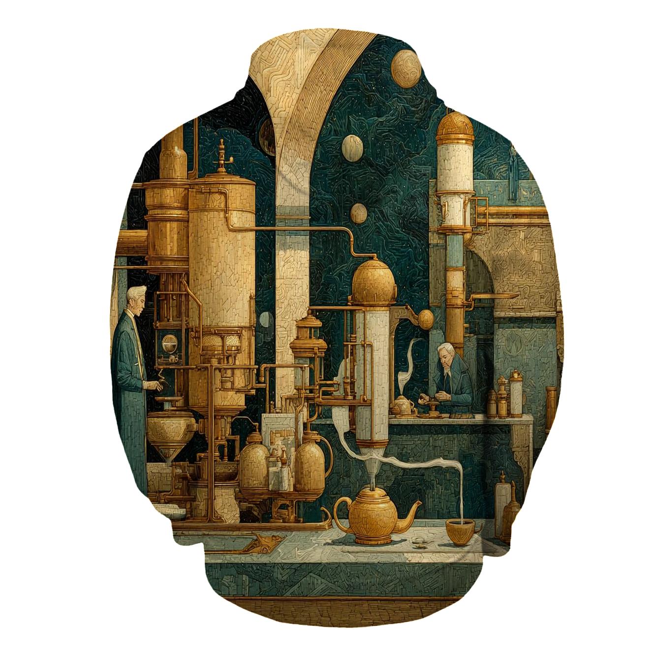 Remedios Varo Inspired Mechanical Tea Observatory custom hoodies [AI-b1490468-839046ad71dc]