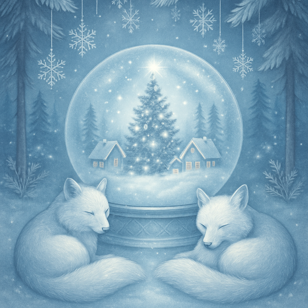Snow Globe Forest Guardians designer hoodies