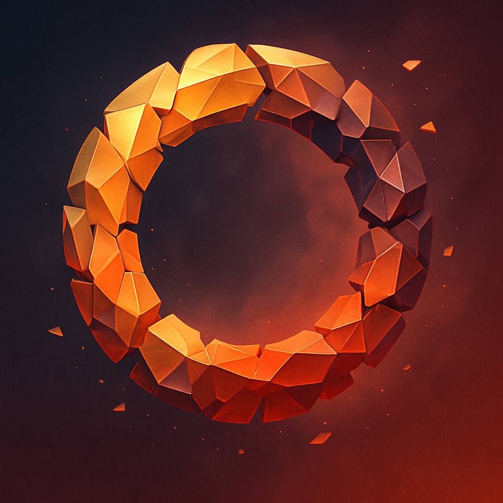 Auric Fractured Gradient Halo designer slim fit polos