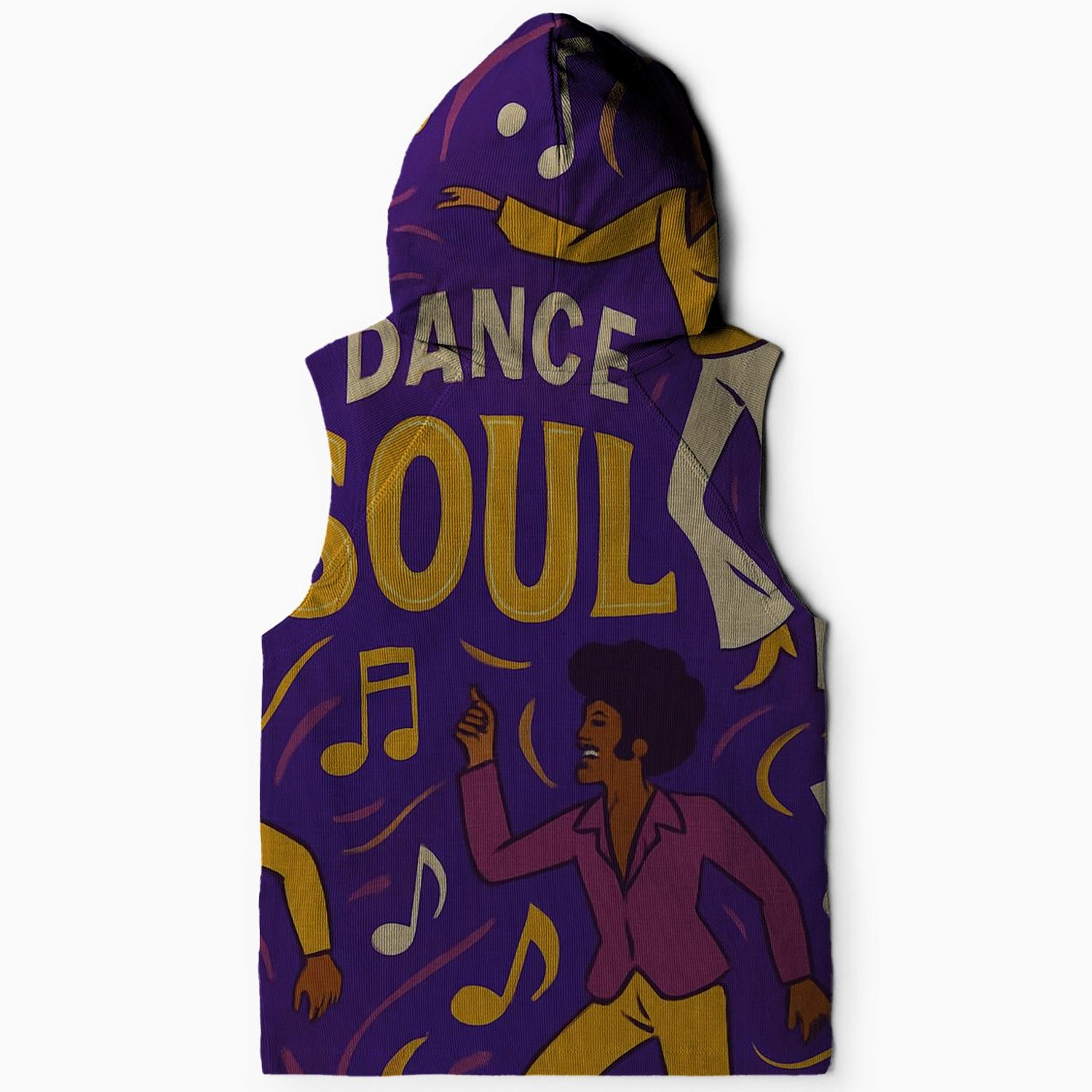 Soul Train Vibes Sleeveless Hoodie