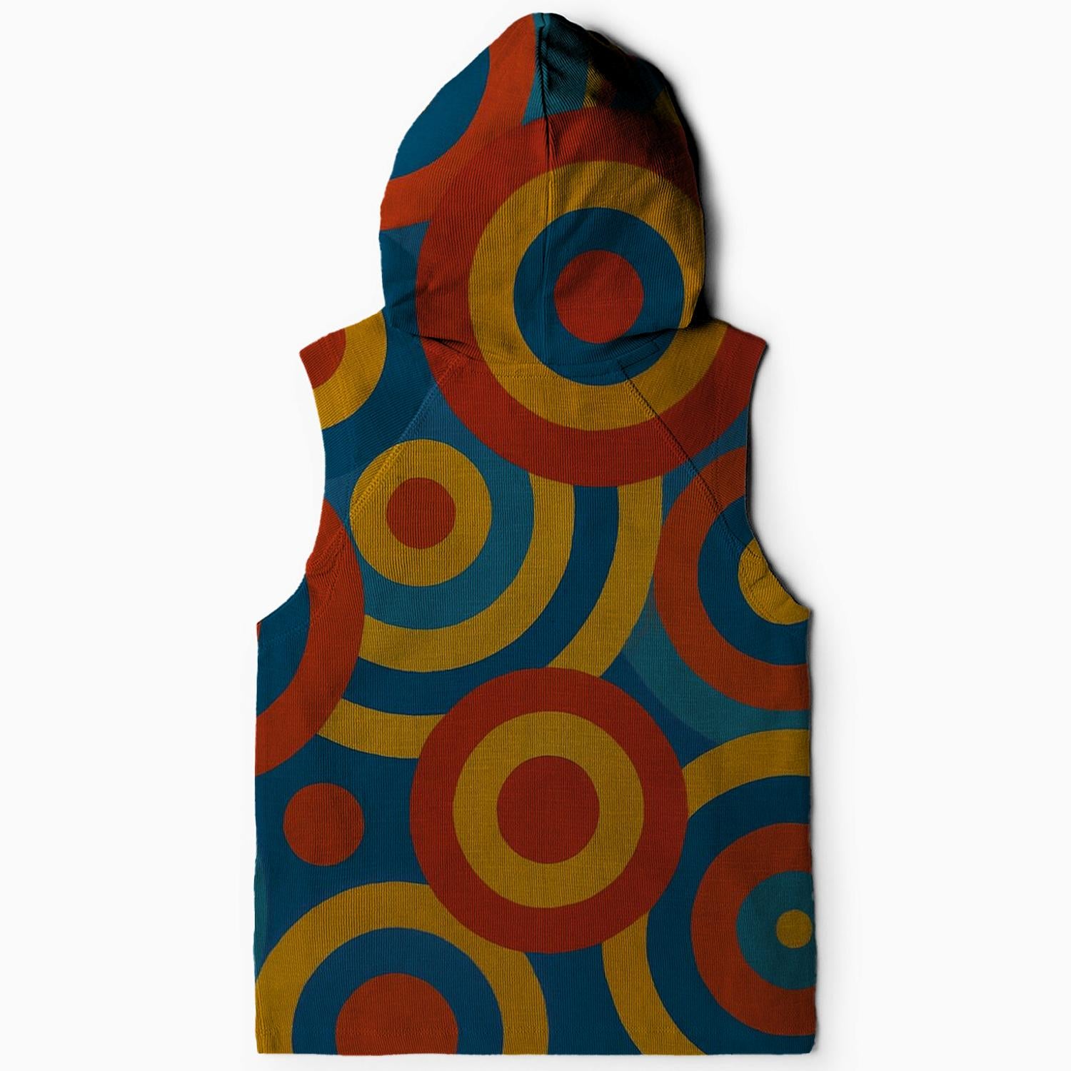 Vibrant Retro Circle Hoodie