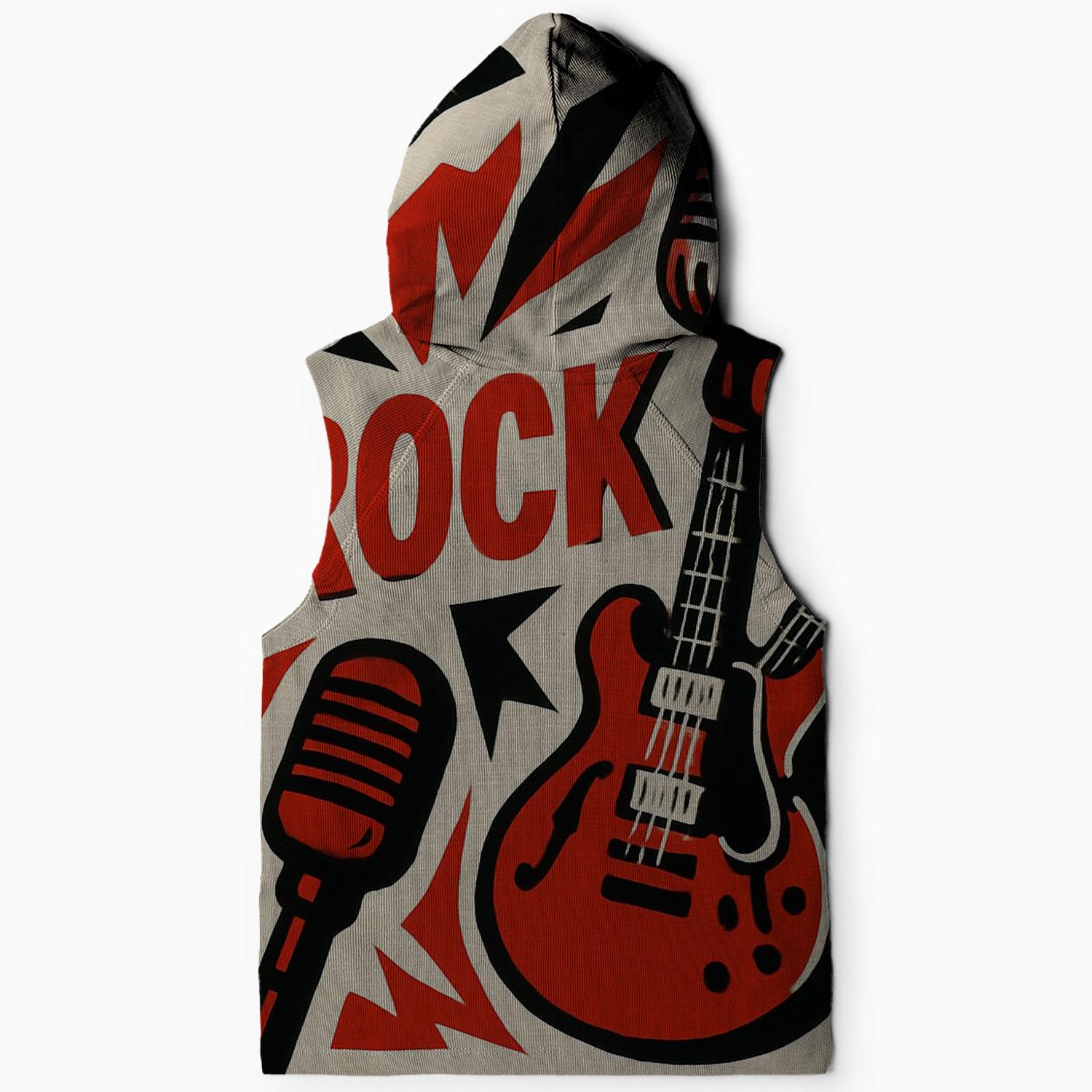 Classic Rock Icons Sleeveless Hoodie