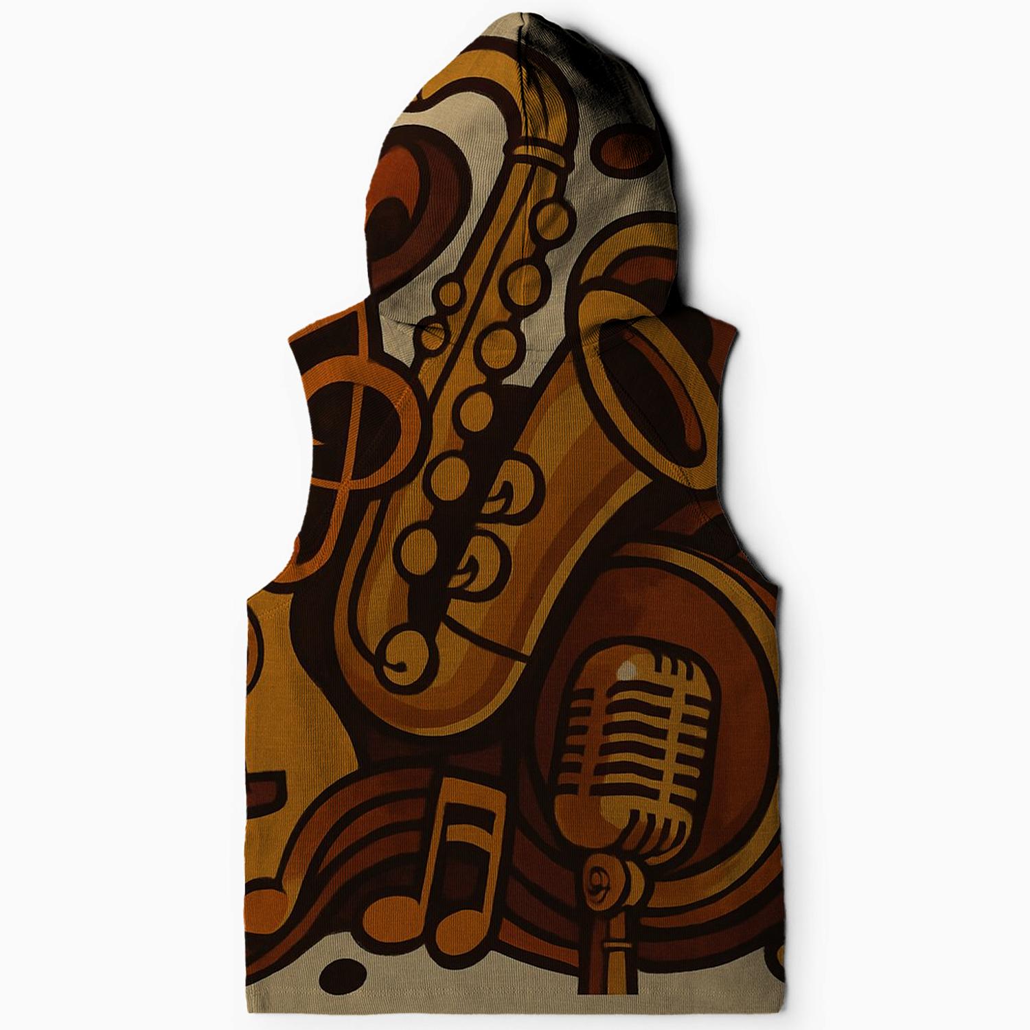 Classic Soul Music Inspiration Sleeveless Hoodie