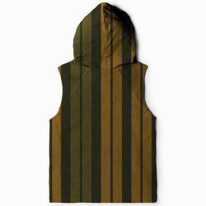 Earthy Tone Stripe Hoodie
