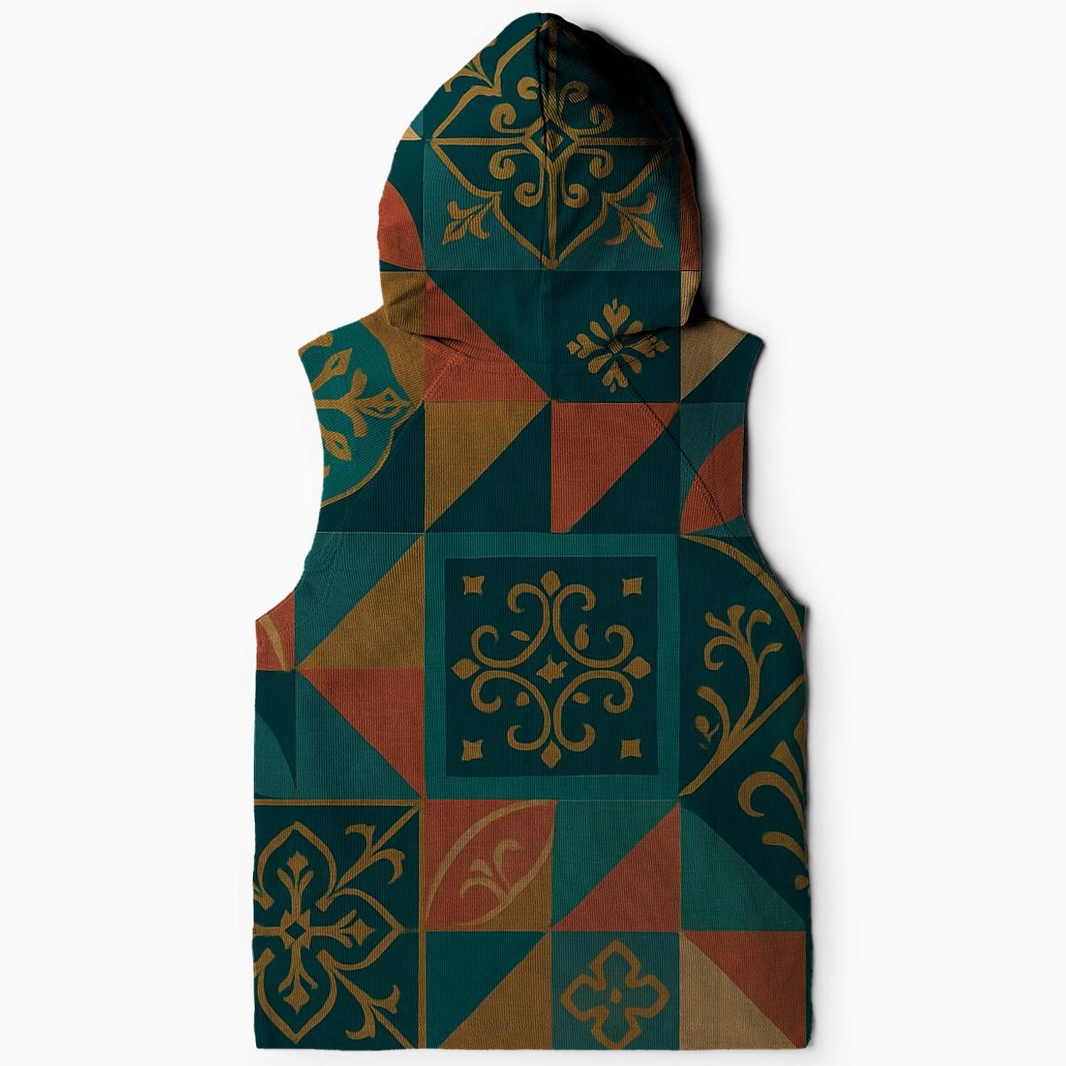 Geometric Floral Patterns Hoodie