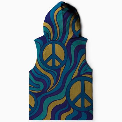 Hippie Wave Peace Hoodie