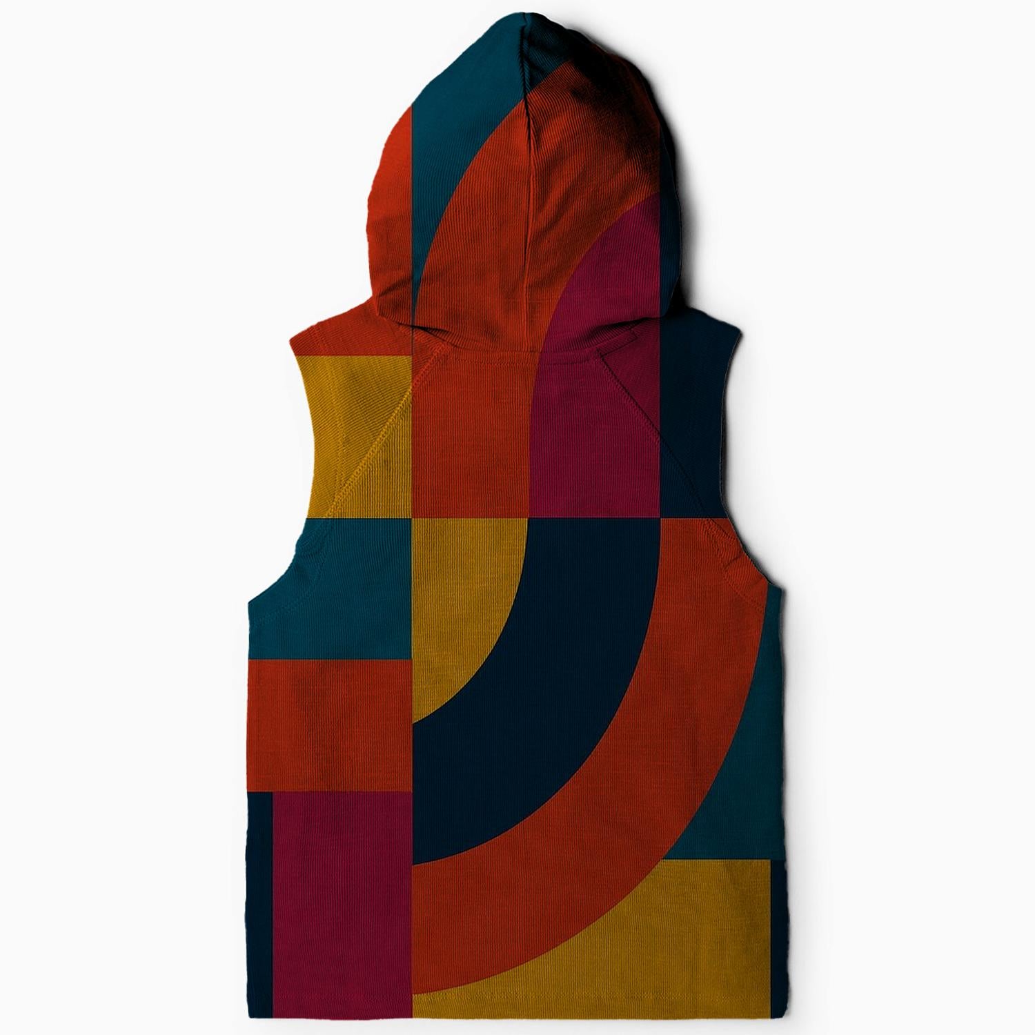 Radiant Color Block Joy Sleeveless Hoodie