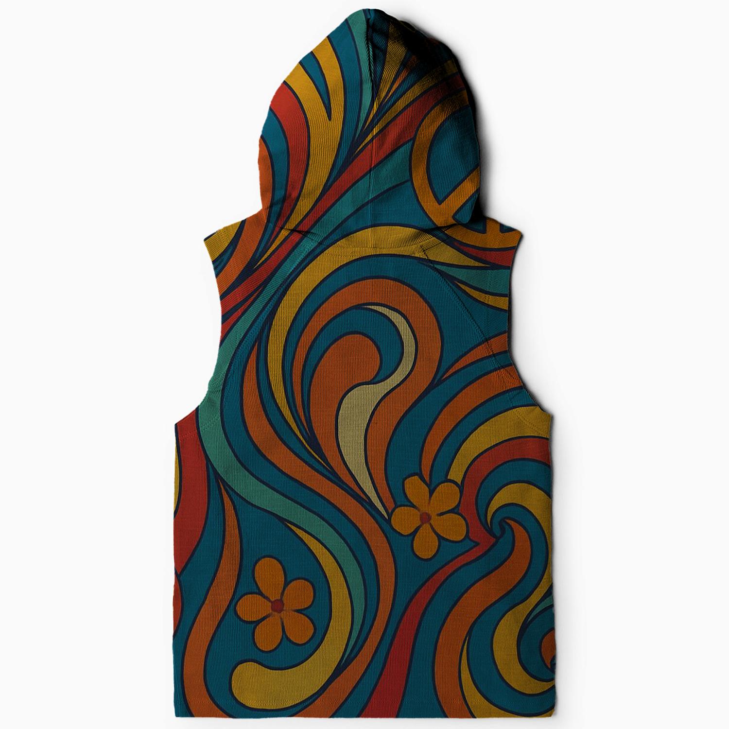Paisley Dreams Sleeveless Hoodie