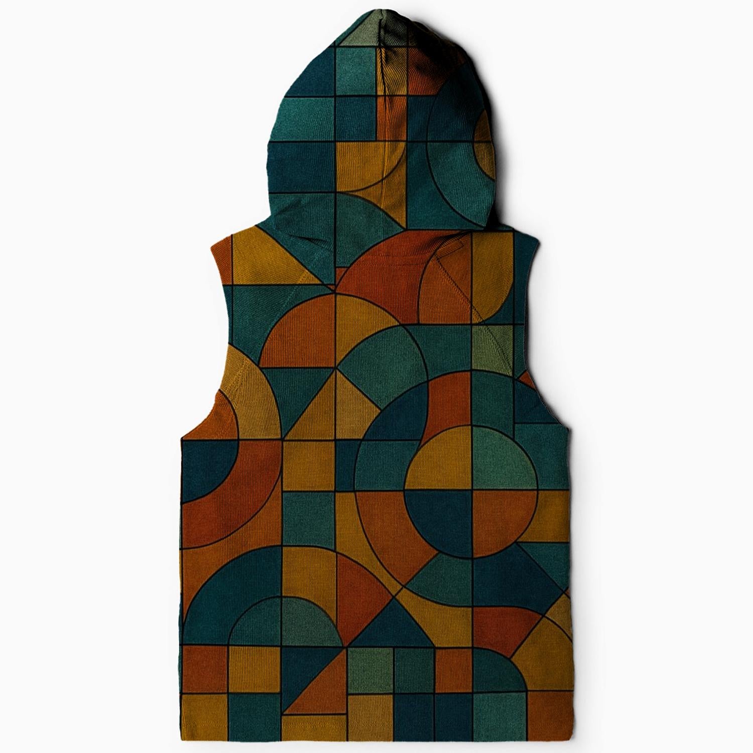 Colorful Mosaic Dream Sleeveless Hoodie