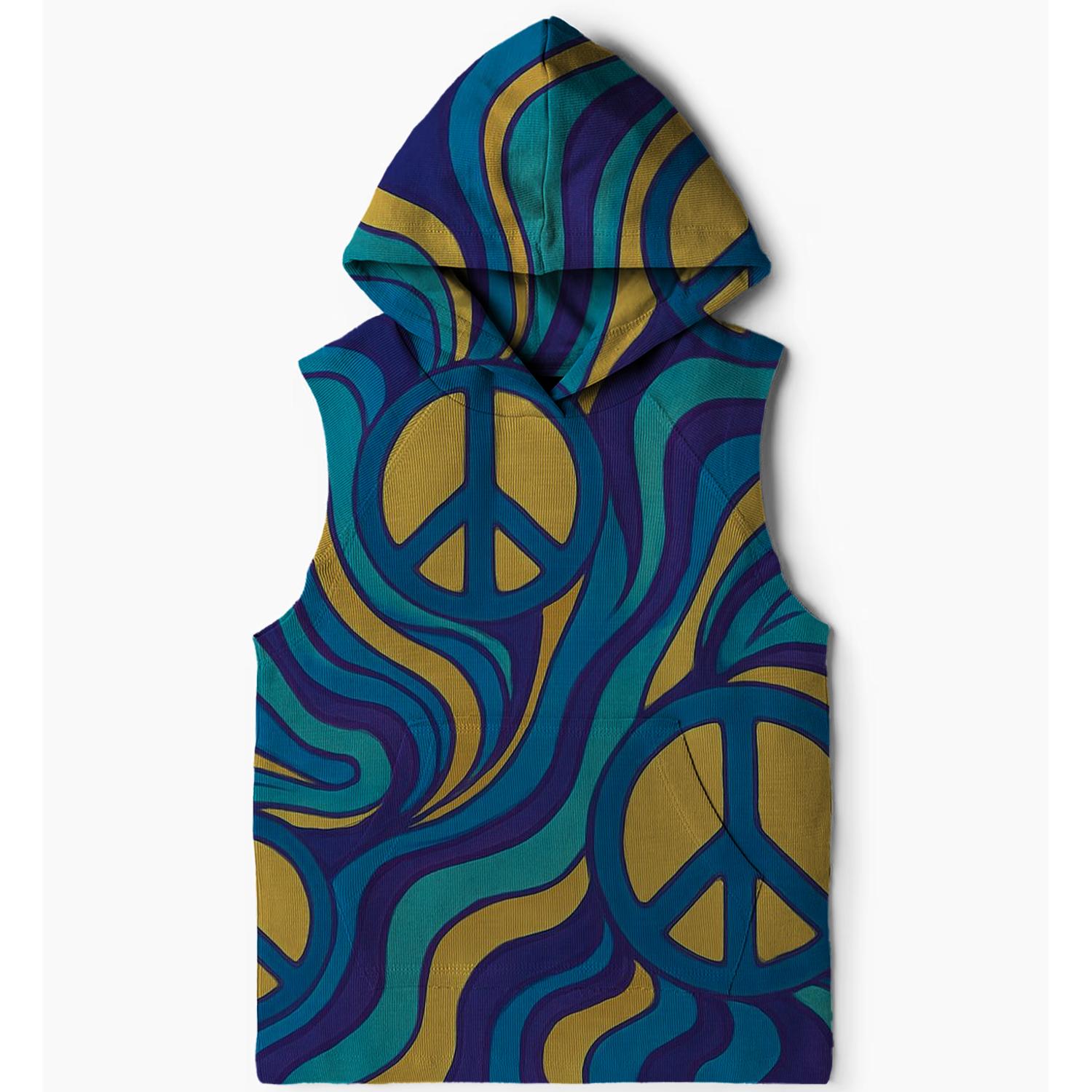 Hippie Wave Peace Hoodie