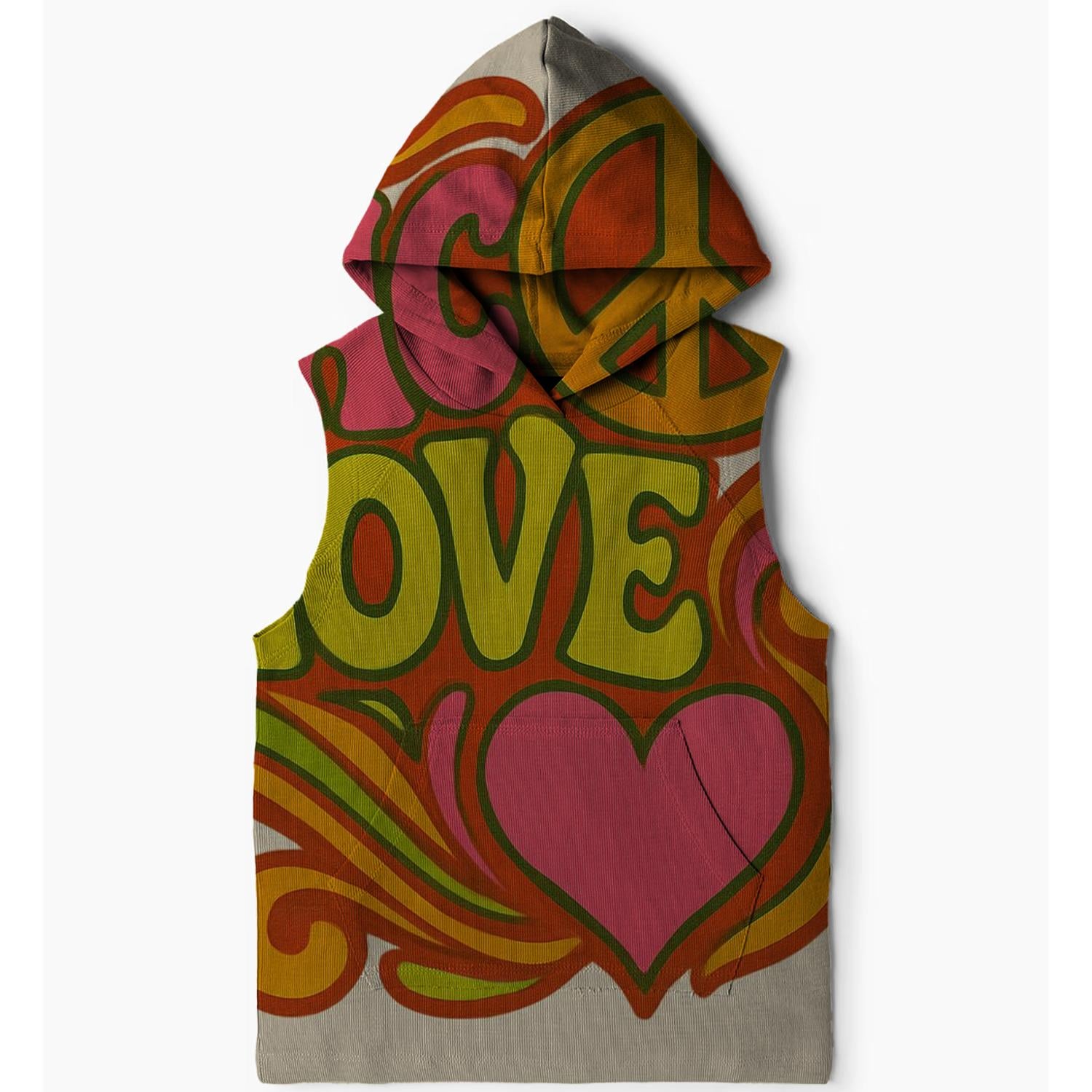Hippie Spirit Sleeveless Hoodie