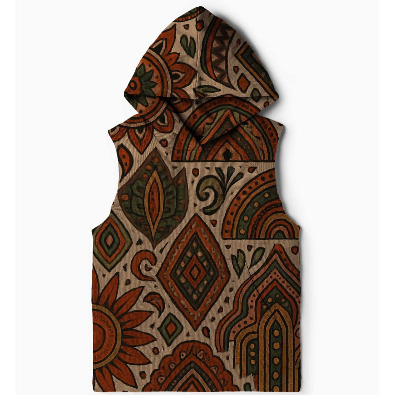 Retro Bohemian Pattern Hoodie