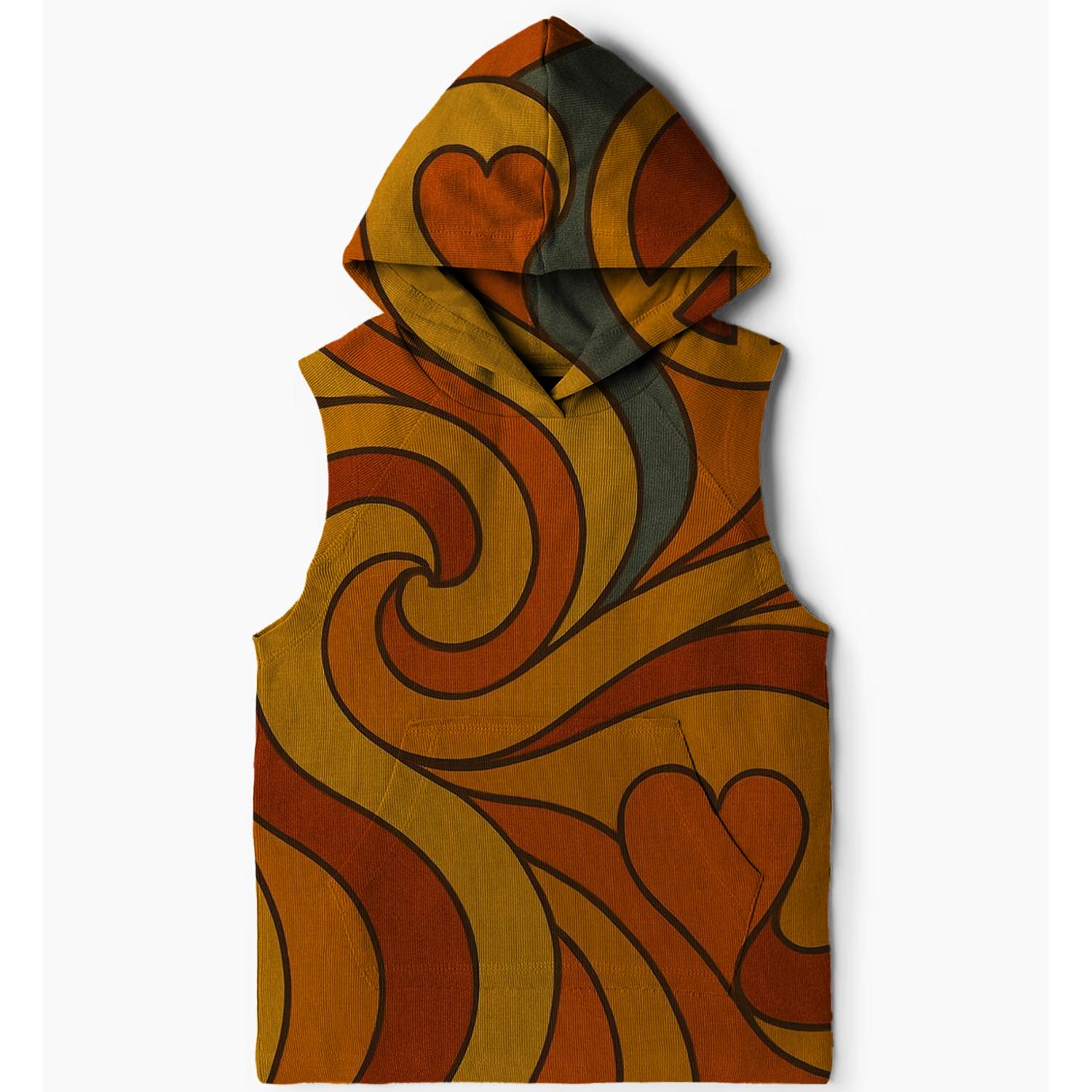 Retro Groovy Vibes Hoodie