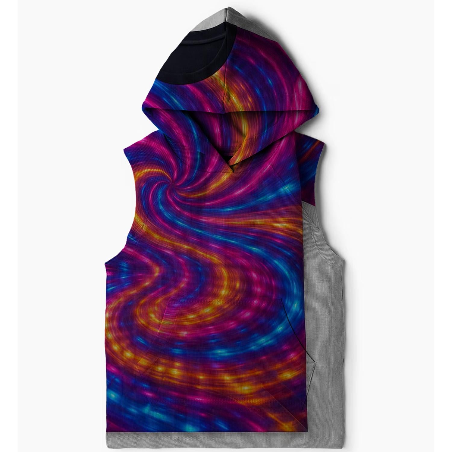 Electric Disco Daze Sleeveless Hoodie