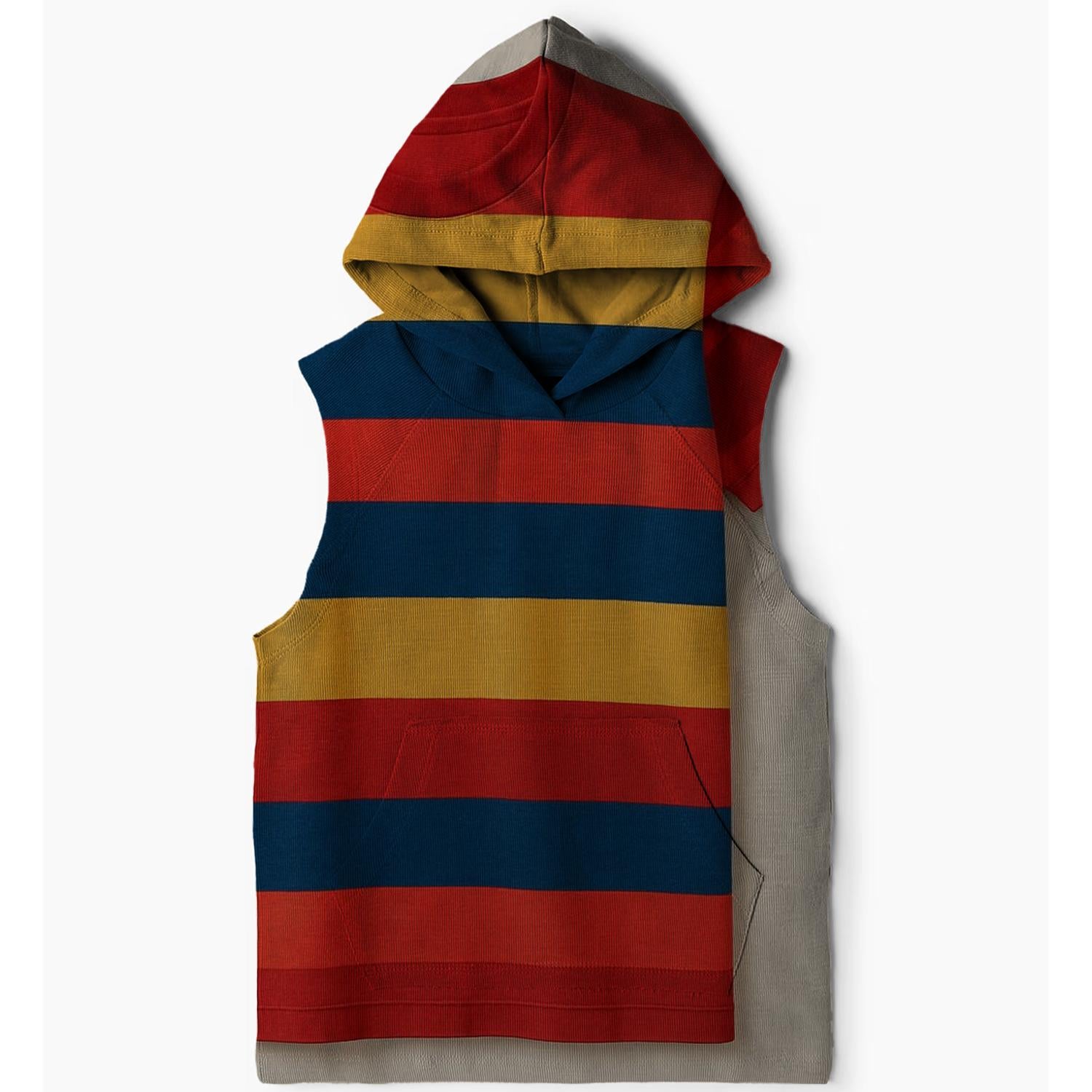 Bold Striped Retro Hoodie