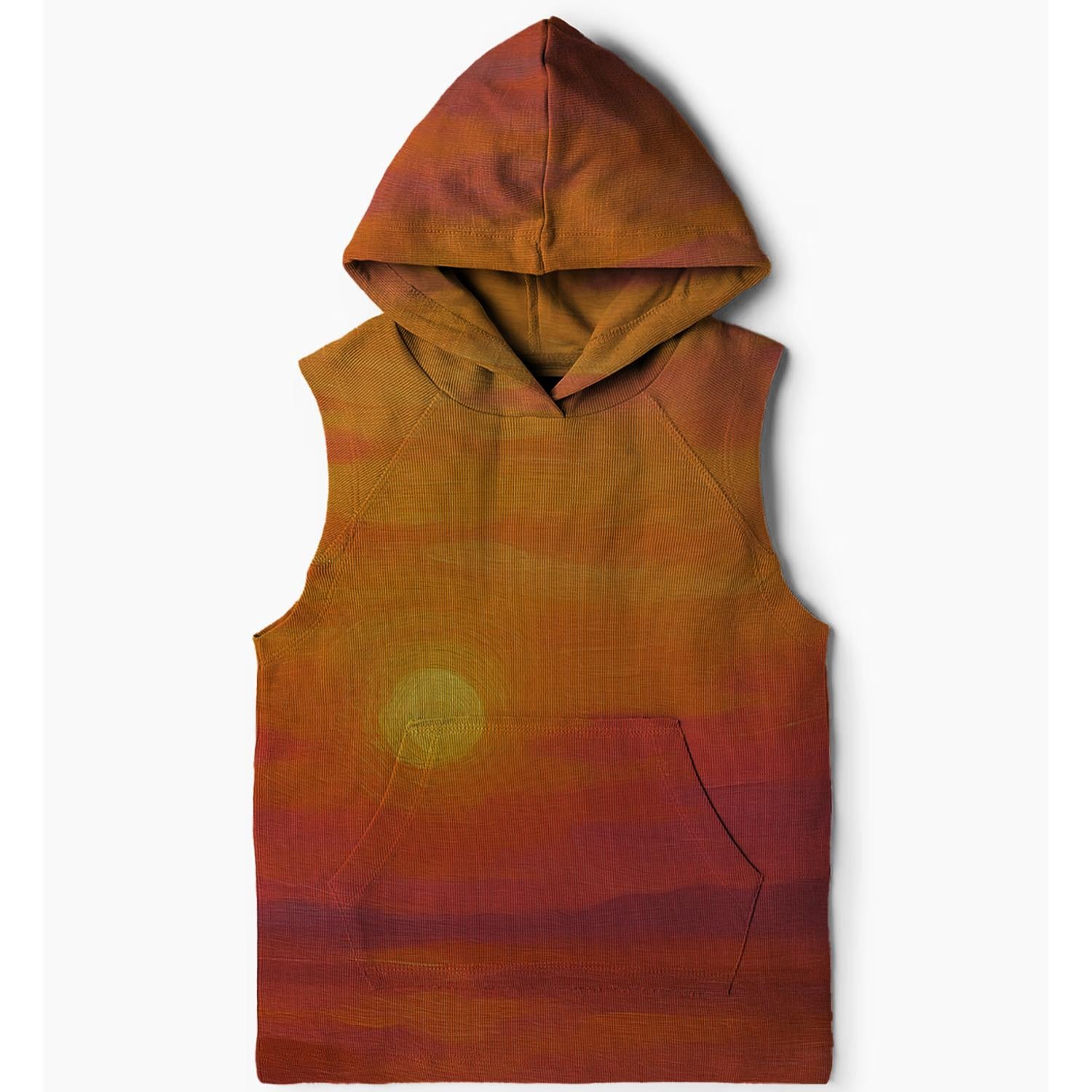 Vintage Sunset Landscape Hoodie