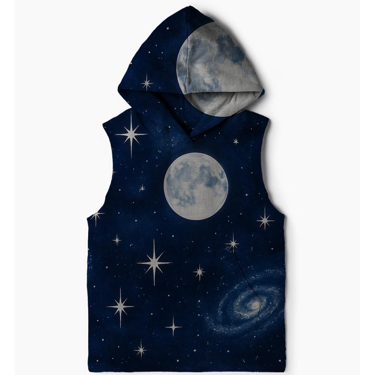 Celestial Harmony Sleeveless Hoodie