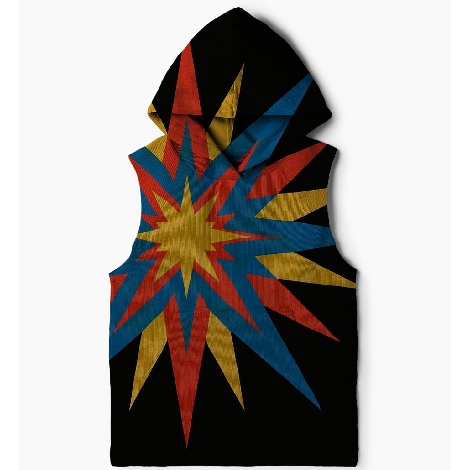 Color Burst Star Hoodie
