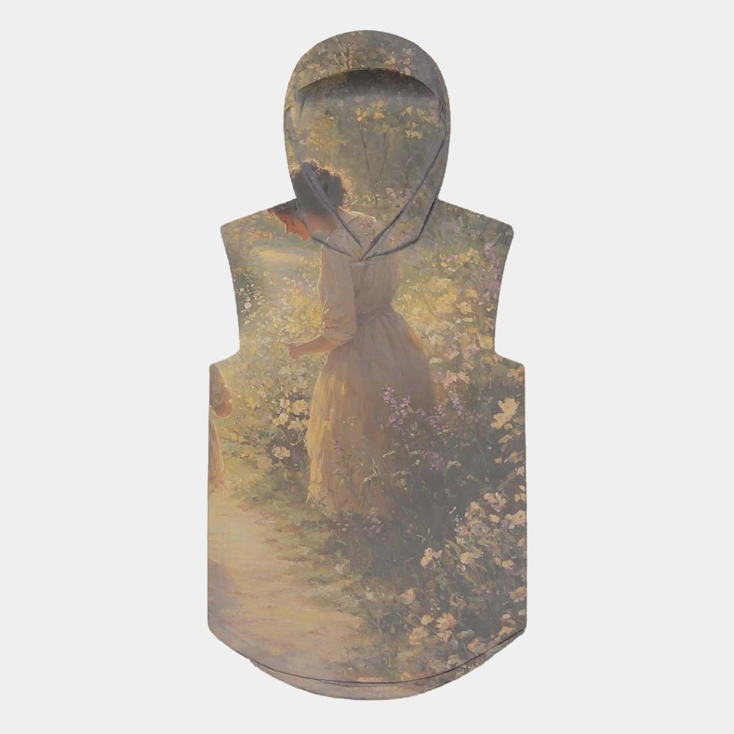 Whispers of the Heart A Mothers Silent Guidance Sleeveless Hoodie