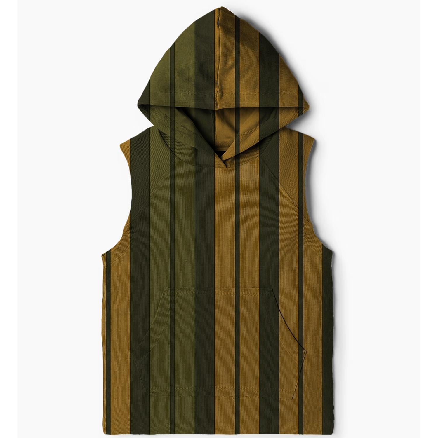 Earthy Tone Stripe Hoodie