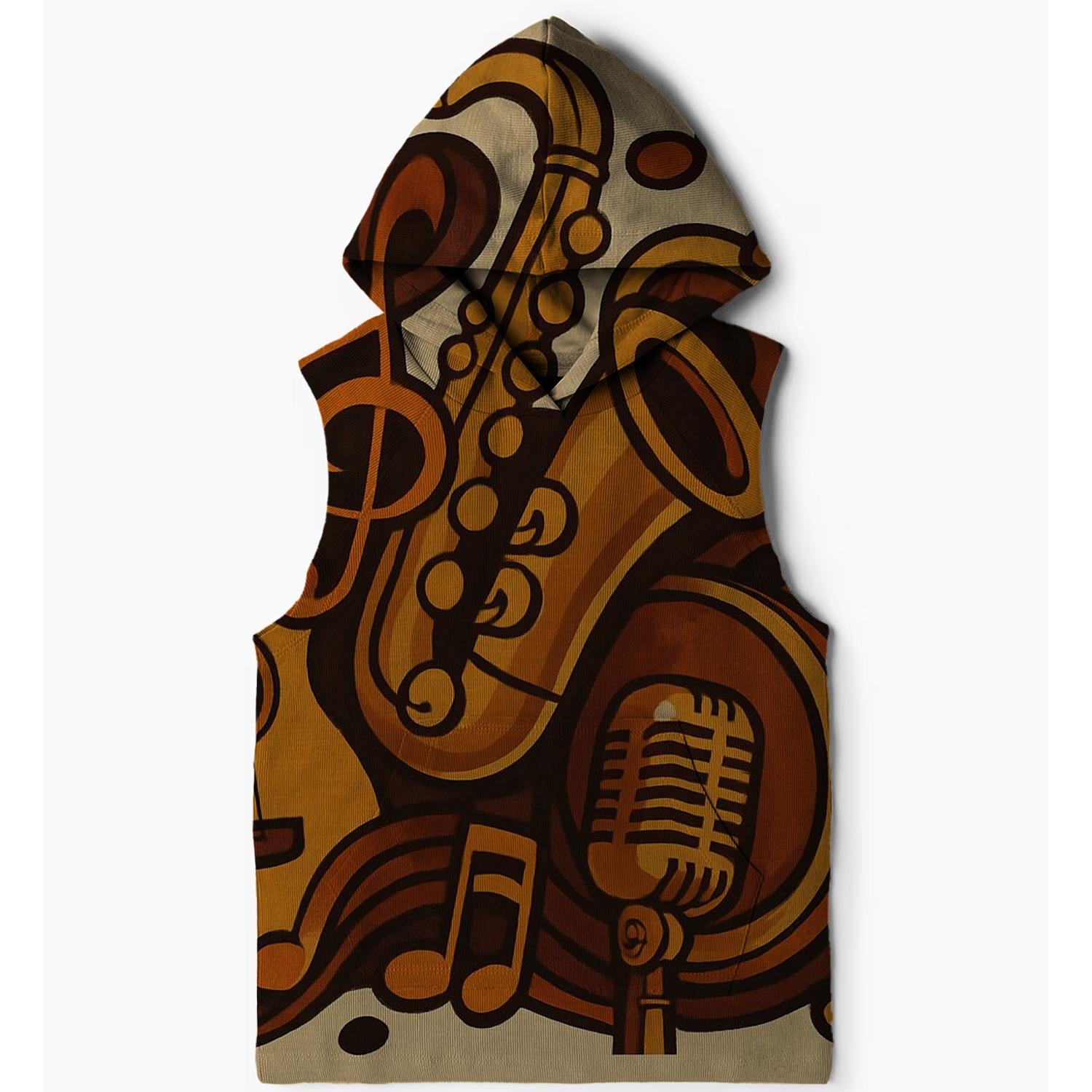 Classic Soul Music Inspiration Sleeveless Hoodie