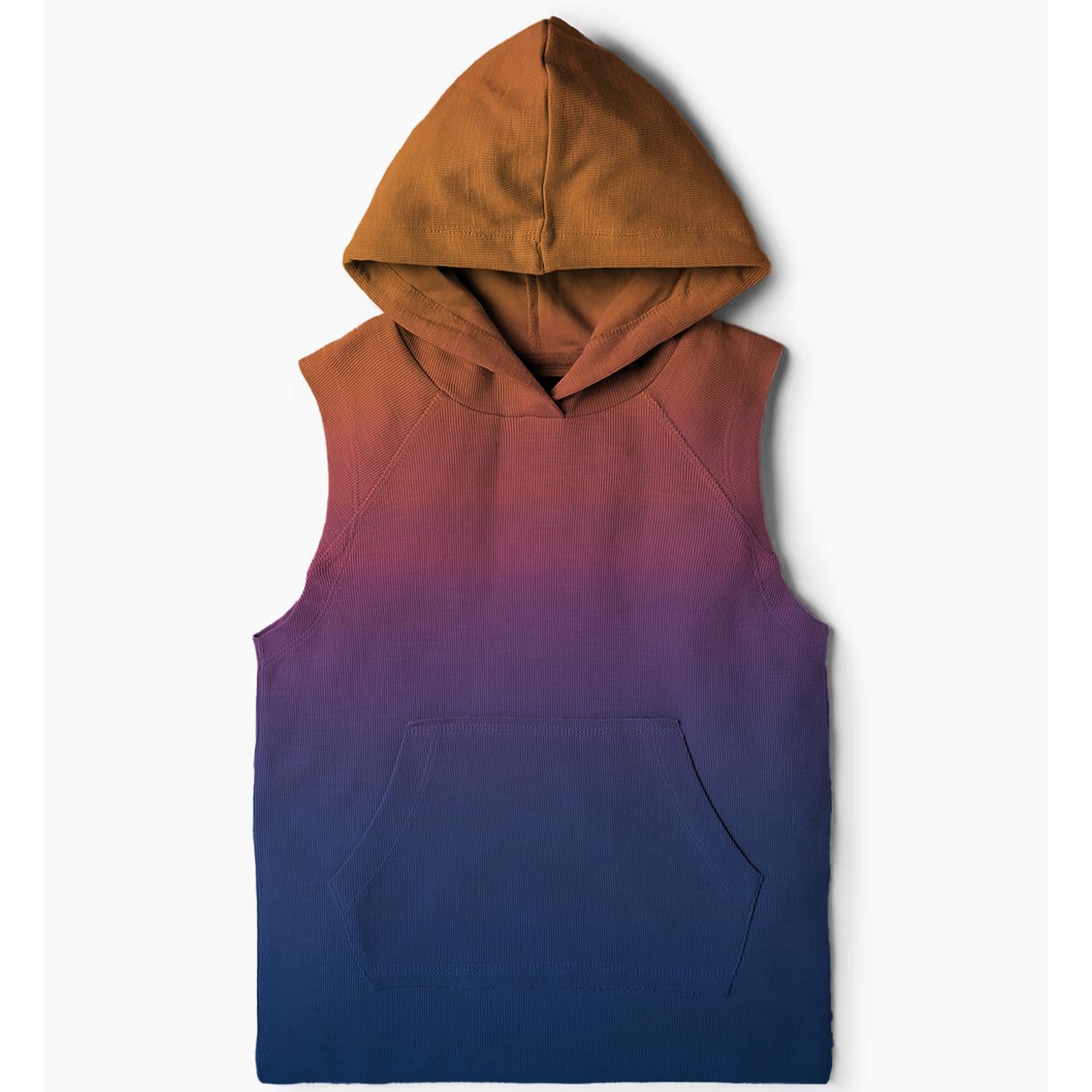 Sunset Gradient Chill Sleeveless Hoodie