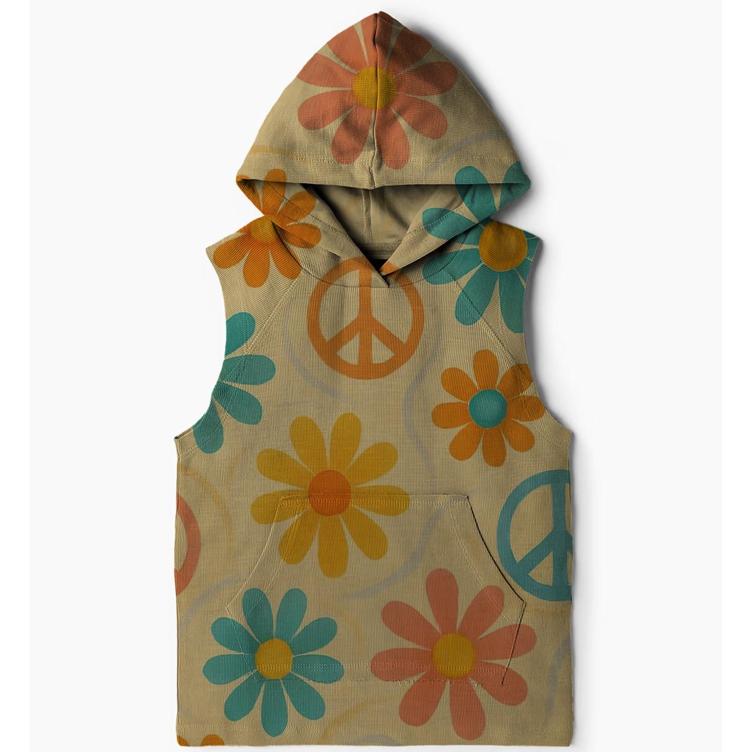 Flower Child Serenity Sleeveless Hoodie