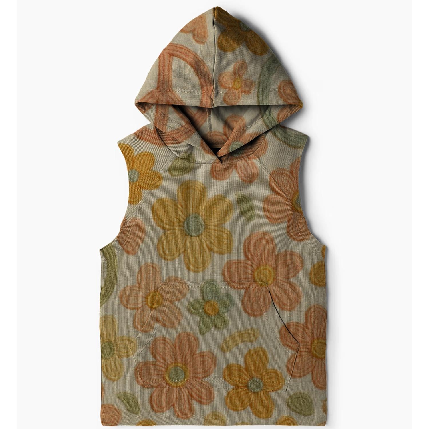 Flower Child Harmony Sleeveless Hoodie