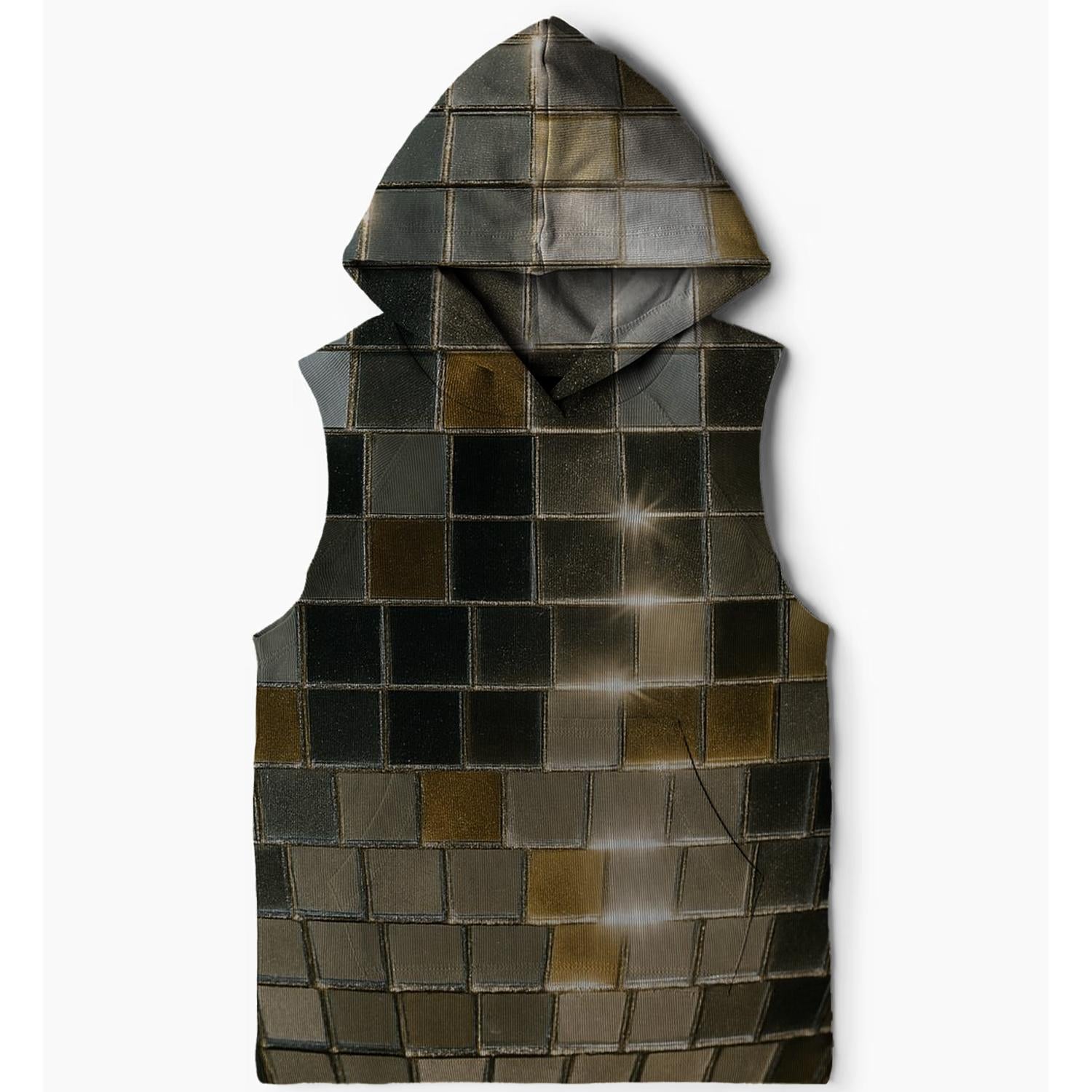 Disco Night Fever Sleeveless Hoodie