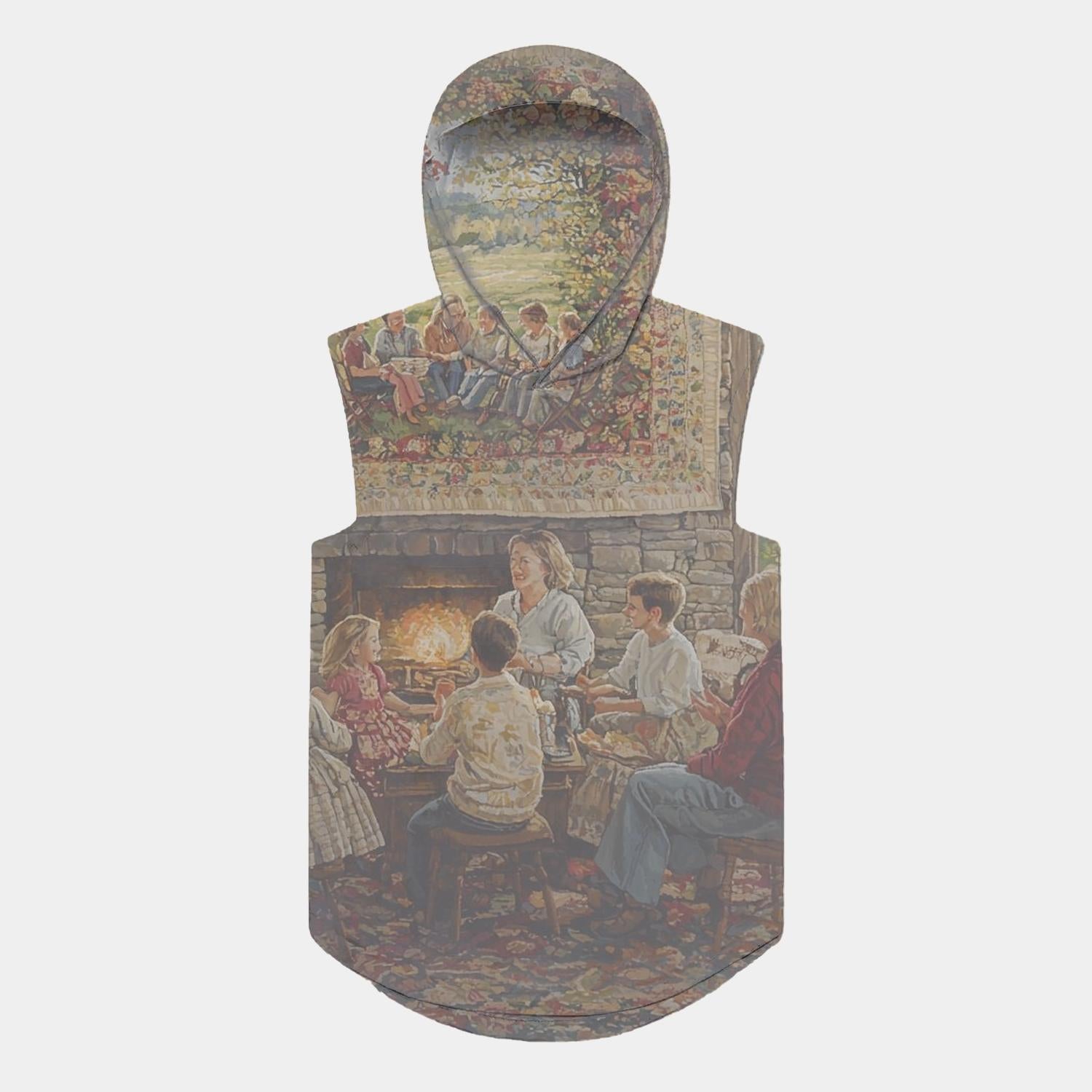 The Eternal Thread A Mothers Love That Connects Generations Sleeveless Hoodie