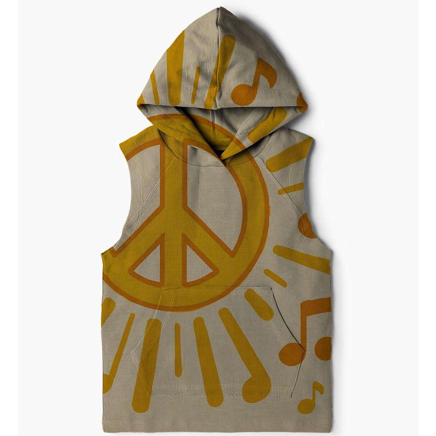 Sunshine Grooves Sleeveless Hoodie