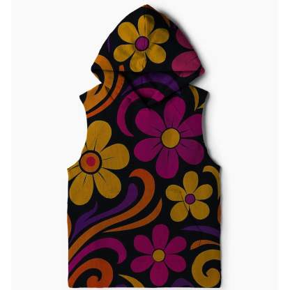 Floral Print Hoodie