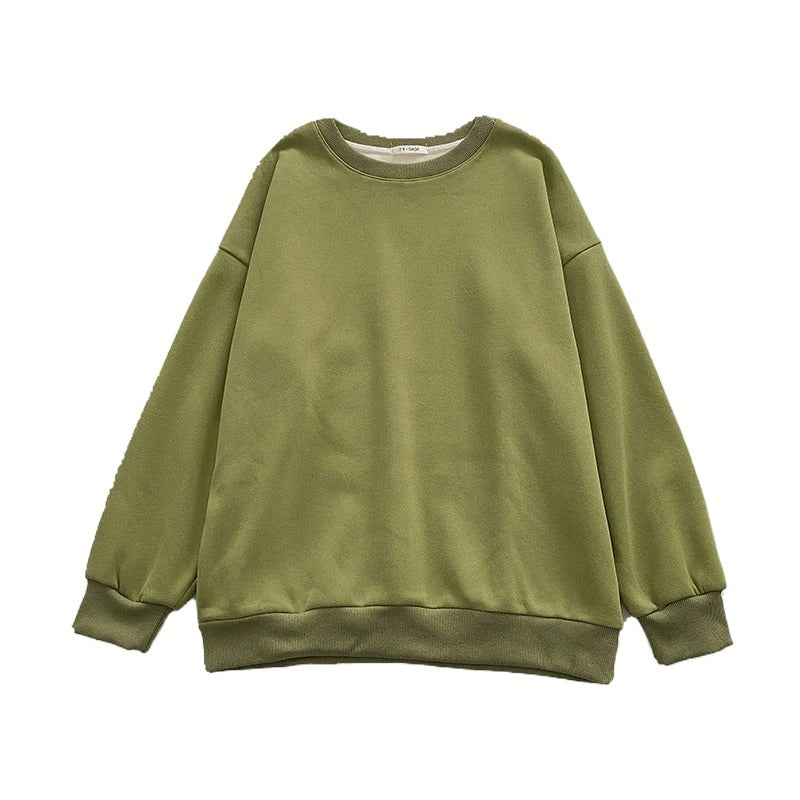 Women's Solid Color Thickened Winter Sweatshirt-Soco Hoodie