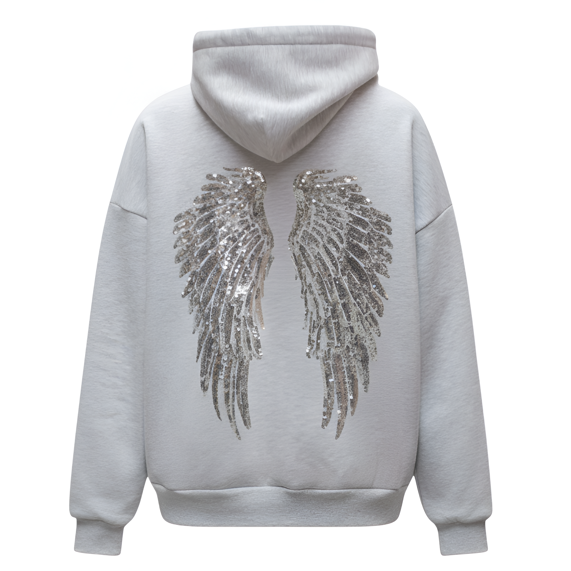 Wing Graphic Themed Hoodie For Women
