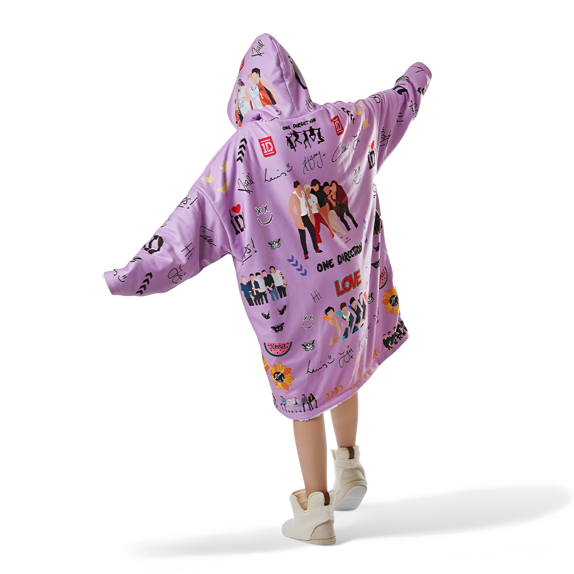 Warm Hooded Oversized Blanket Hoodie