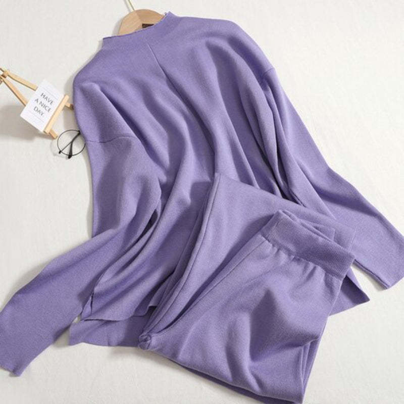 Split Tracksuit Warm Two-piece Set-Soco Hoodie