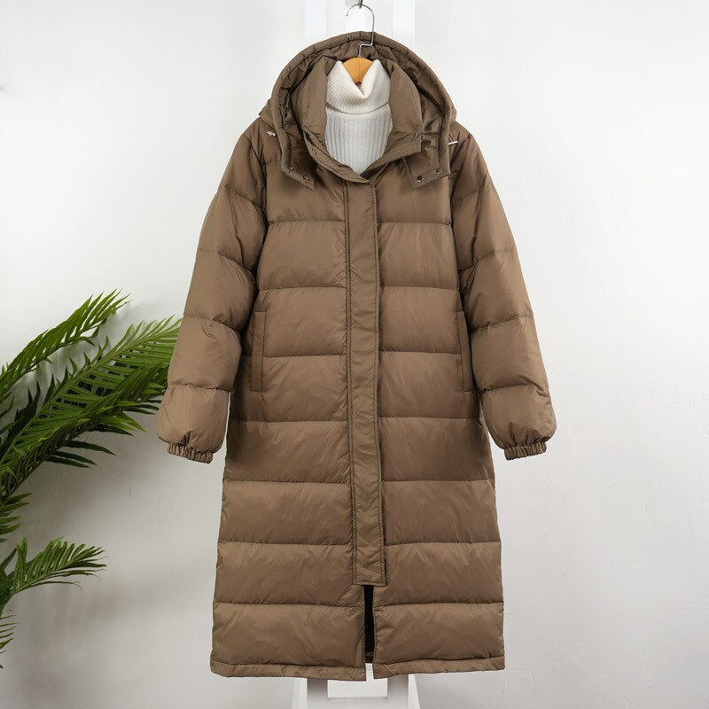 Winter Thicken Warm Down Parkas Jacket For Women-Soco Hoodie