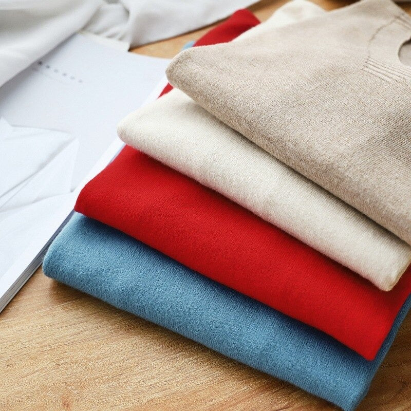 Knitted Long Sleeve Slim Pullover For Women-Soco Hoodie