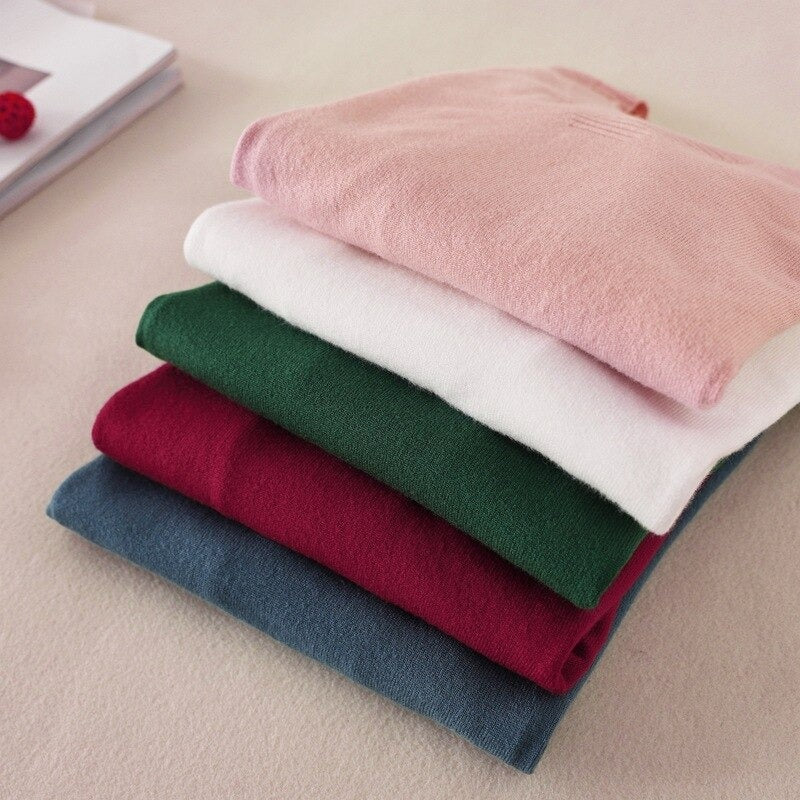 Knitted Long Sleeve Slim Pullover For Women-Soco Hoodie