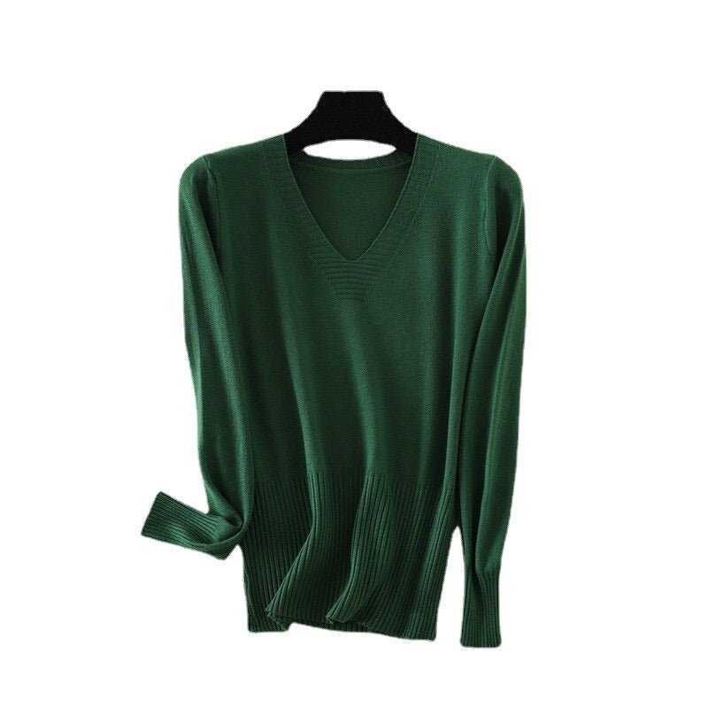 Slim Knitted Long Sleeve Sweater Jumper For Women-Soco Hoodie