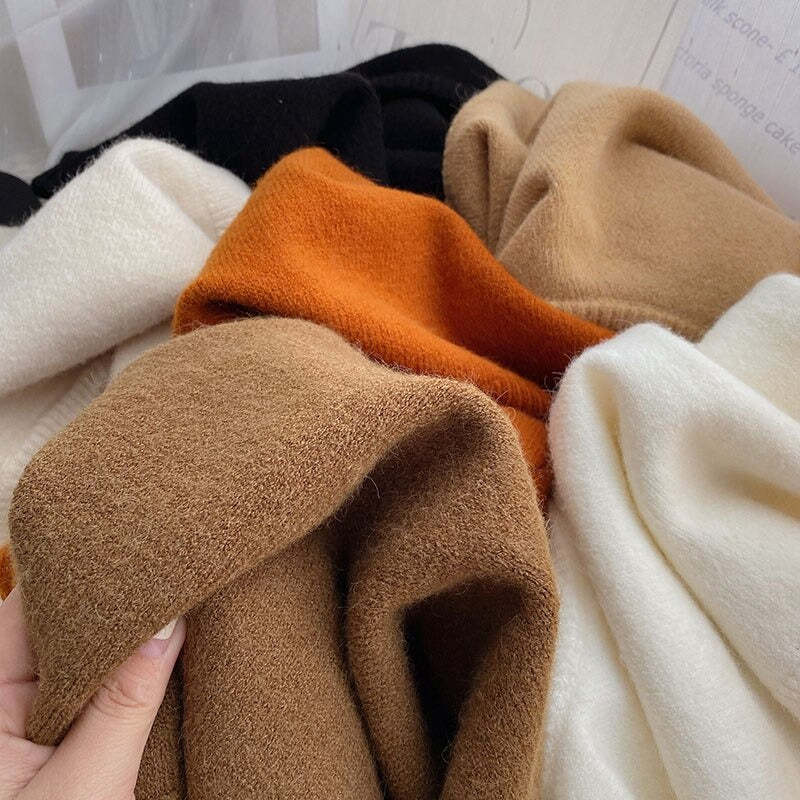 Solid Sleeveless Short Knitted Pullover Sweater Vest-Soco Hoodie