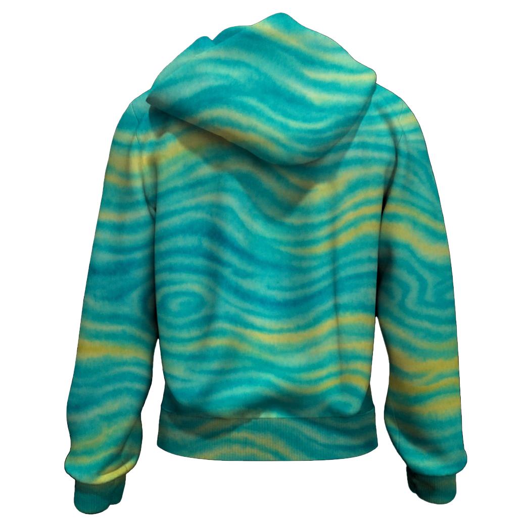 Tropical Reef Waves Hoodie