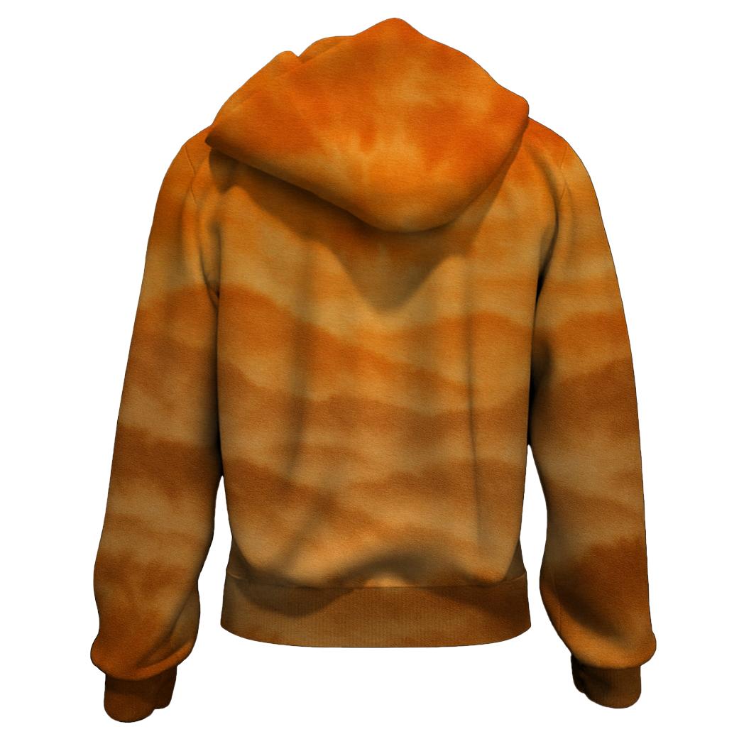 Savannah Sunset Tie-dye Zip Up Hoodie