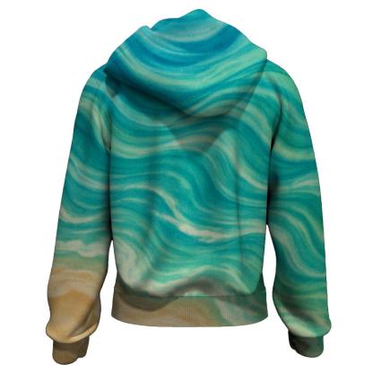 Tropical Wave Tie-dye Hoodie