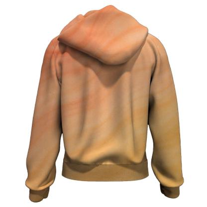 Desert Sunrise Tie-Dye Zip Up Hoodie