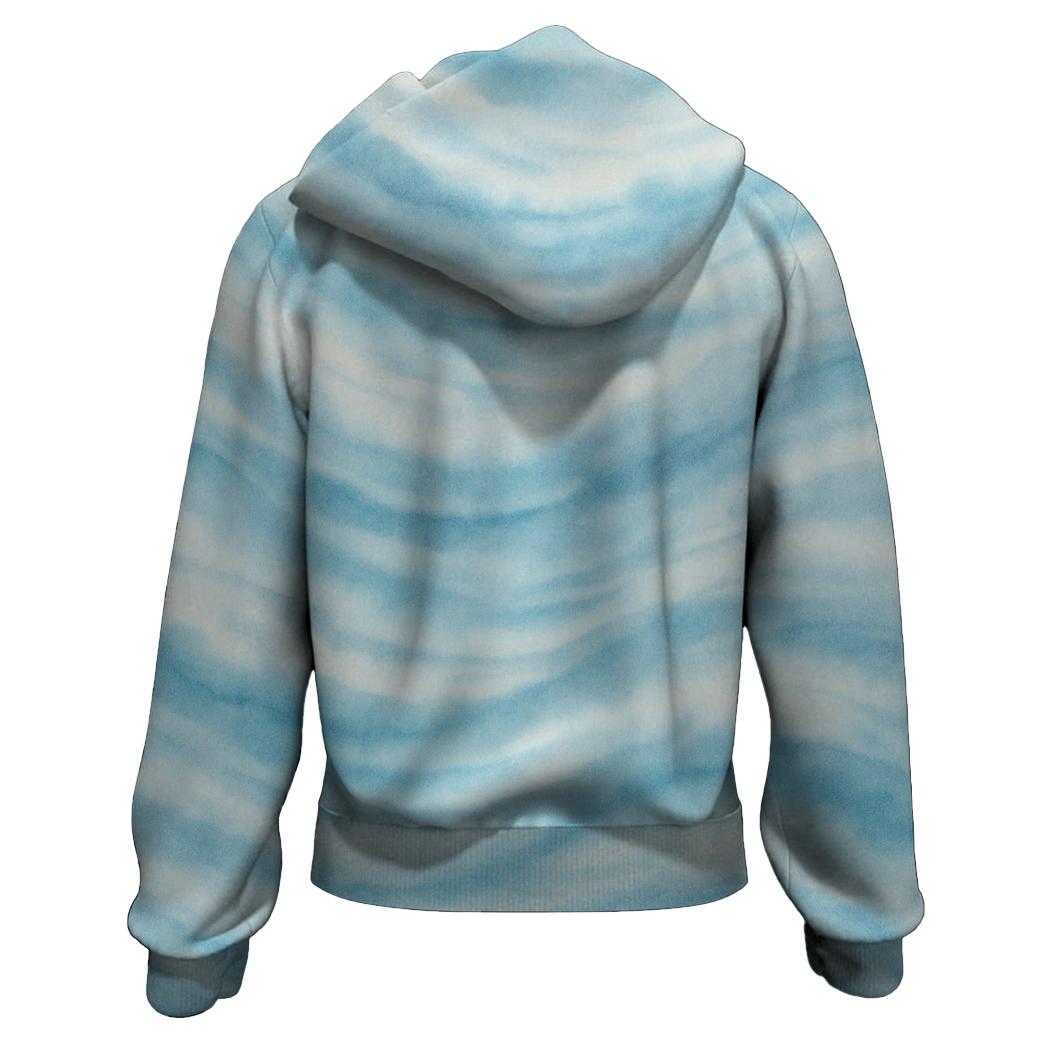 Waves of Serenity Zip Up Hoodie