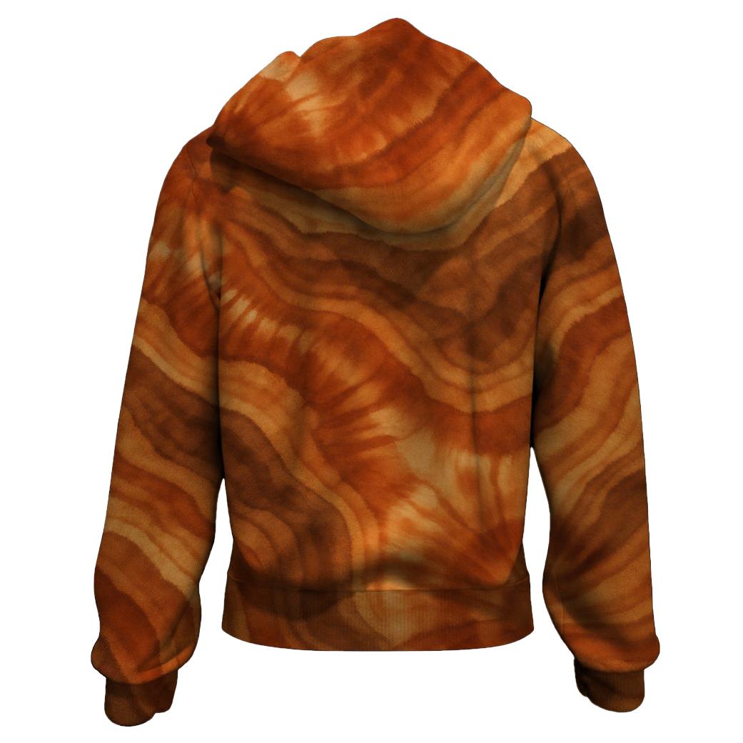Earthy Canyon Glow Zip Up Hoodie